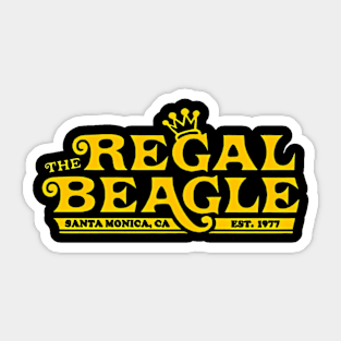 the regal beagle new 5 Sticker